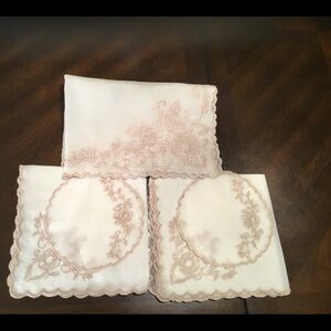 Luxury VINTAGE SILK TABLECLOTH FOR 2